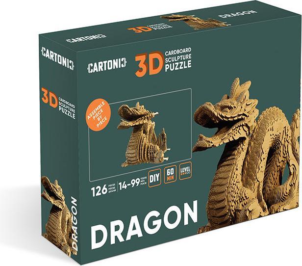 Produktbild Cartonic Chinesischer Drache - 3D Modell aus Karton
