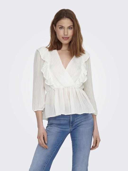 Actual product image Only Wrap-around ruffle top (XS)