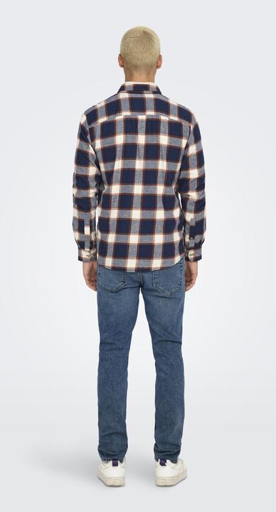 Produktbild Only & Sons Onsral Ls Slim Check Shirt (L)
