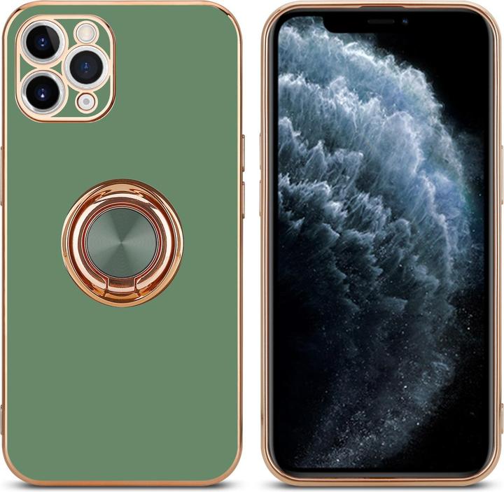 Actual product image Cadorabo Case for Apple iPhone 11 PRO MAX in TPU with camera protection and ring LM089 Style (Apple iPhone 11 Pro Max)