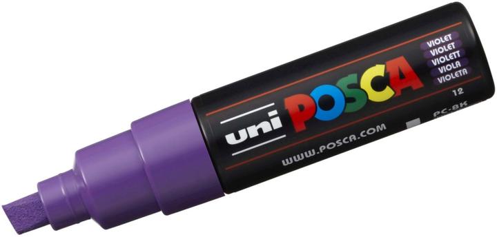 Actual product image Posca Marker PC-8K wedge tip (Violet, 8 mm, 1 x)