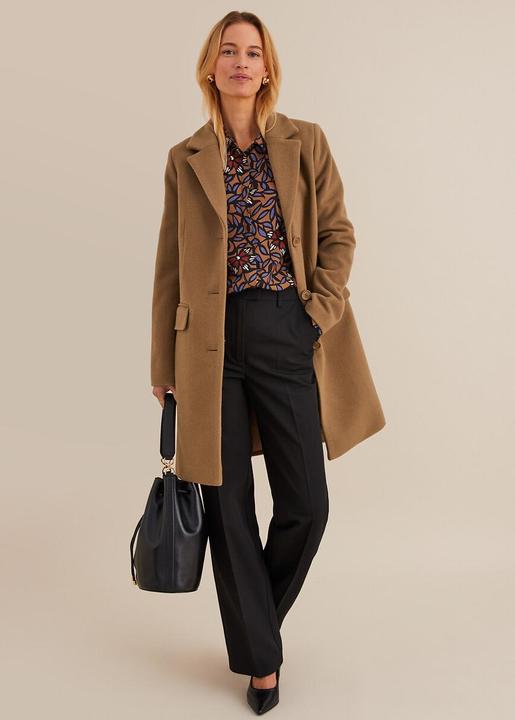 Actual product image Anne Weyburn Half-length coat with button fastening (34)