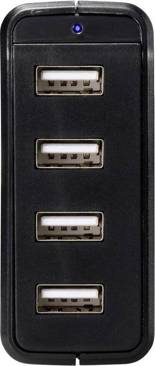 Produktbild Voltcraft UC-4AXX001 USB-Ladegerät 24 W Innenbereich Ausgangsstrom (max.) 4.8 A (24 W)