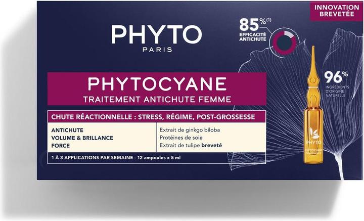 Produktbild Phyto Phytocyane Women Reac französisch 12 Fl 5 ml (Haarpflege set)