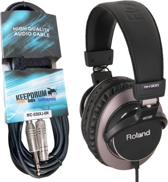 Actual product image Roland RH-300 studio headphones with cable (ANC, Cable)
