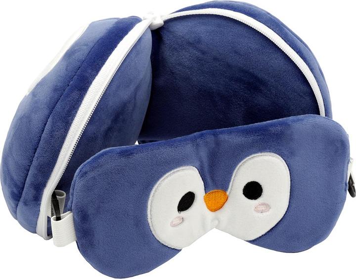 Immagine prodotto Puckator Pinguino di peluche Relaxeazzz (Cuscino per testa e collo)