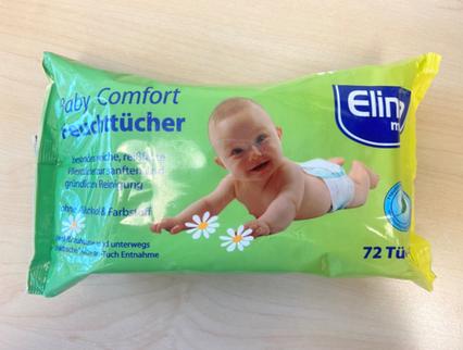 Produktbild Elina Feuchttücher 72erBaby Tuchgrösse 20x15cm (72 Stück)