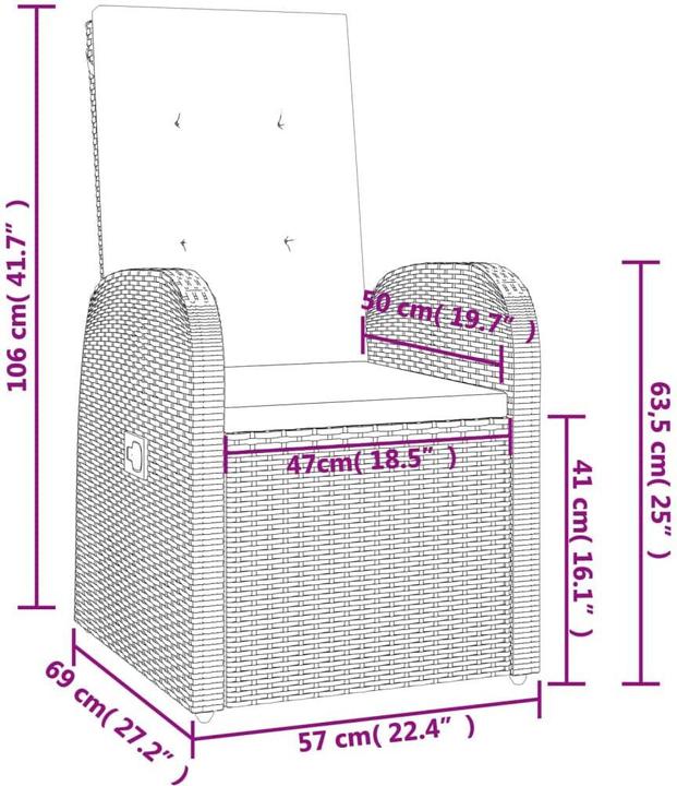 Produktbild VidaXL Evangelina (57 cm)