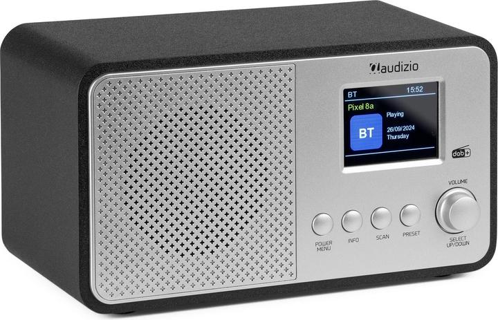 Immagine prodotto Audizio DAB+ Radio Avio Silber, Radio Tuner: FM, DAB+ (DAB, FM, Bluetooth)