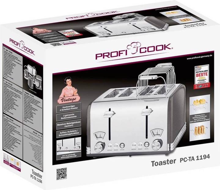 Produktbild Proficook Toaster PC TA 1194 4 Scheiben