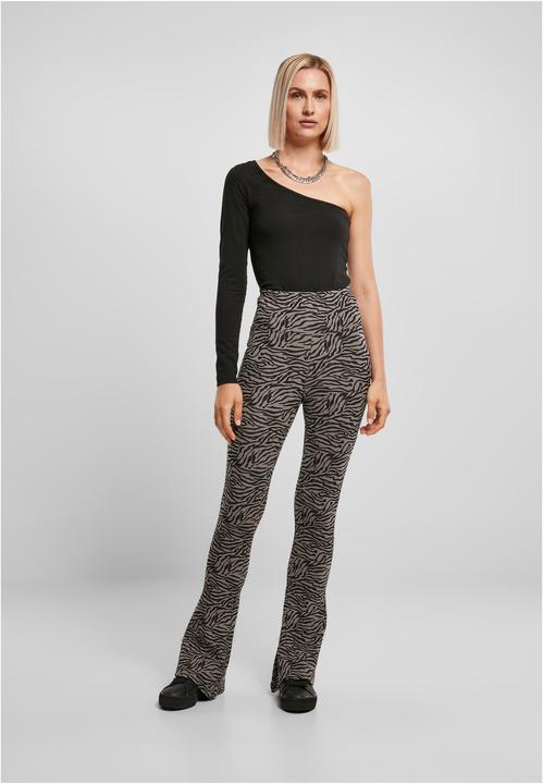 Produktbild Urban Classics Ladies High Waist Zebra Boot Cut Leggings - 14105 (4XL)