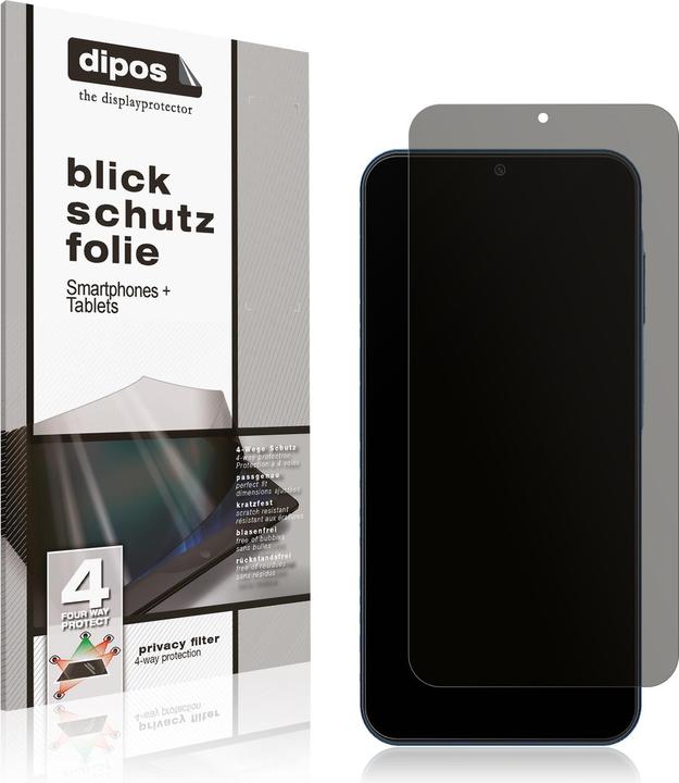 Produktbild Dipos Blickschutzfolie 4-Way Privacy (1 Stück, Samsung Galaxy A15)