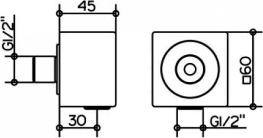 Immagine prodotto Keuco Raccordo per tubo flessibile EDIZIONE 11 vc