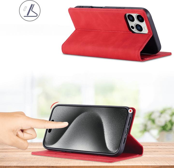 Produktbild LC.Imeeke iPhone 16 Pro - Flip Case Vintage (Apple iPhone 16 Pro)