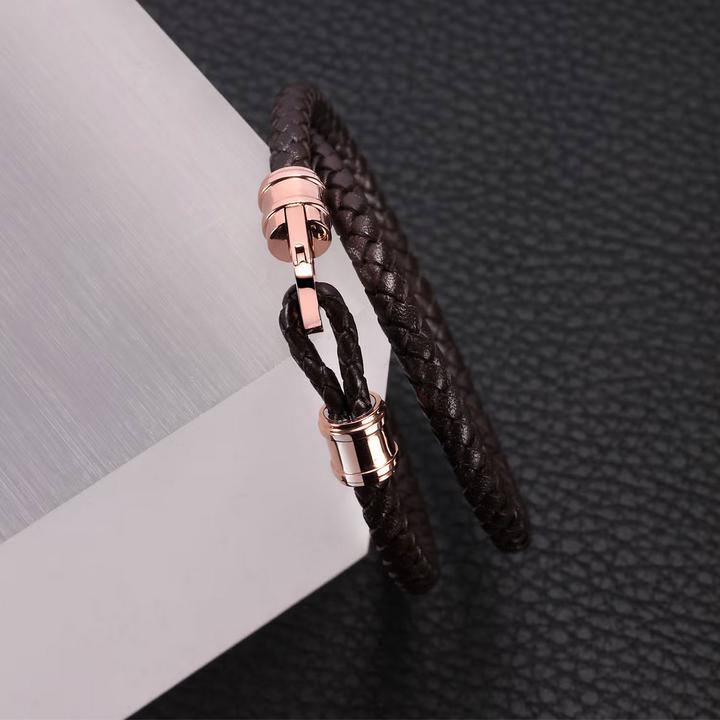 Immagine prodotto Morellato Moody Brac Rg+Pelle Marrone 42 (42 cm, Acciaio inossidabile, Cuoio)