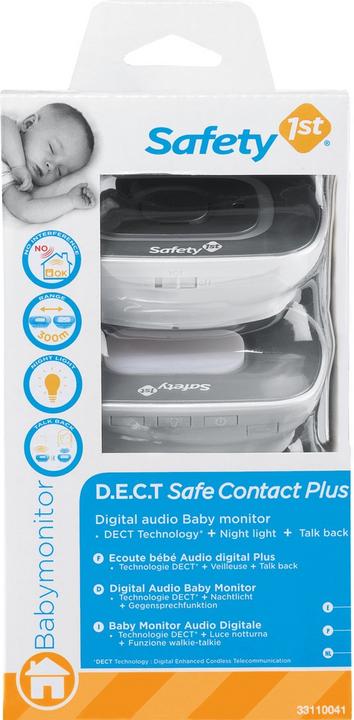 Image du produit Safety 1st Safe Contact Plus (Babyphone Audio, 300 m)