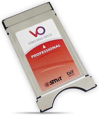 Actual product image smiT Viaccess Professional CAM CI Module DVB 4 Channels Service (Viaccess, CI module)