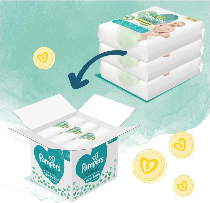 Produktbild Pampers Harmonie (Gr. 2, Monatsbox, 240 Stück)