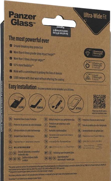 Immagine prodotto PanzerGlass Pellicola protettiva ultra larga per Galaxy S23+ (1 Pezzo/i, Samsung Galaxy S23+)