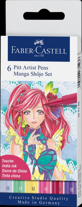 Produktbild Faber-Castell Pitt Artist Manga Shôjo (Mehrfarbig, 6 x)