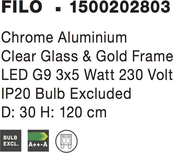 Immagine prodotto Nova Luce Filo (G9)