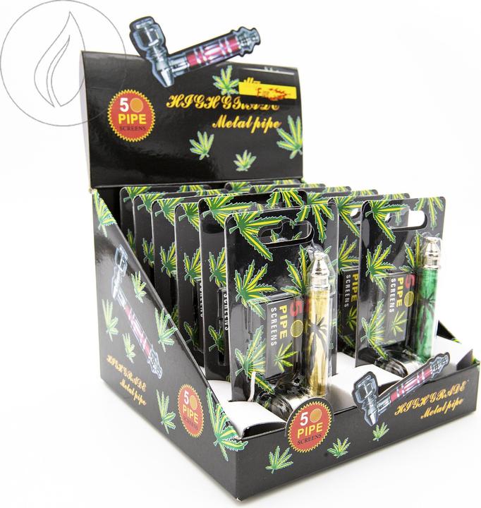Moosmayr Weed Pipe inkl. 5 Siebe Assort.