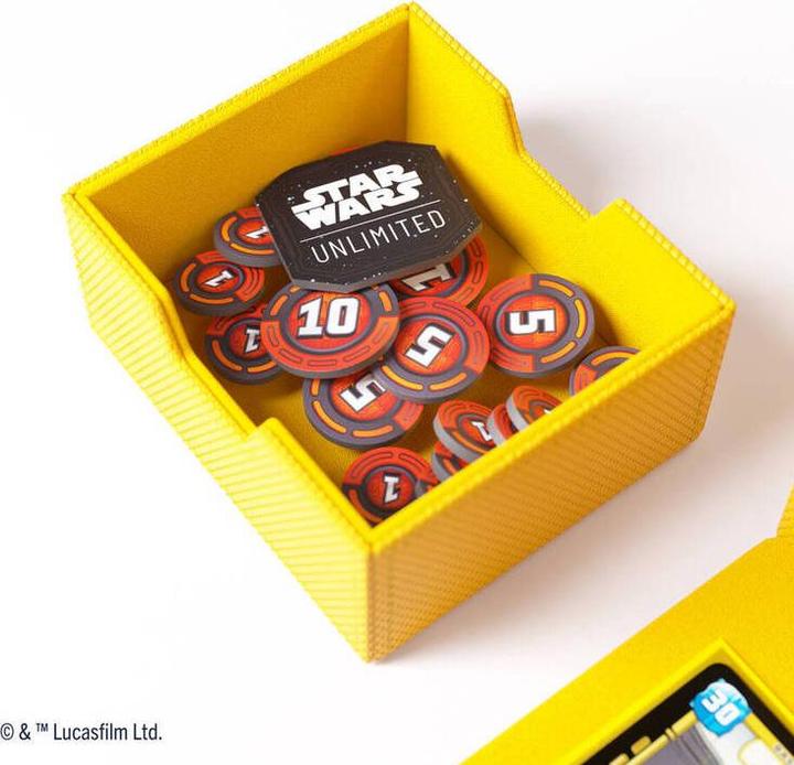 Immagine prodotto Gamegenic GGS20161 - Star Wars: Unlimited Deck Pod, per un massimo di 60 carte a busta doppia, giallo