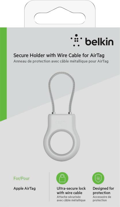 Immagine prodotto Belkin AirTag Anhänger mit Drahtseil
