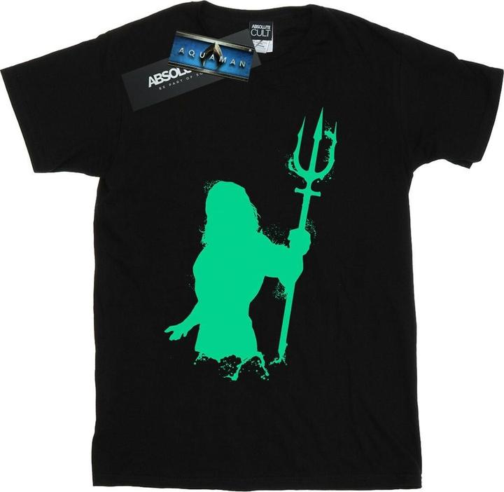Aquaman Aqua Silhouette TShirt