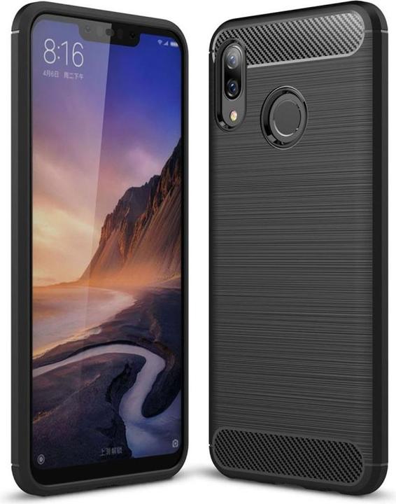 Actual product image König Design Case Mobile Protection for Huawei Nova 3 Case Cover Bumper Carbon Optics TPU Black (Huawei Nova 3)