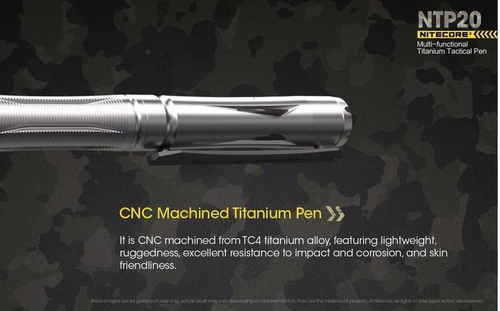 Produktbild Nitecore Titan Pen NTP20 (Silver, 1 x)