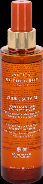 Actual product image Institut Esthederm L'Huile Solaire Modéré (Suntan oil, 150 ml)