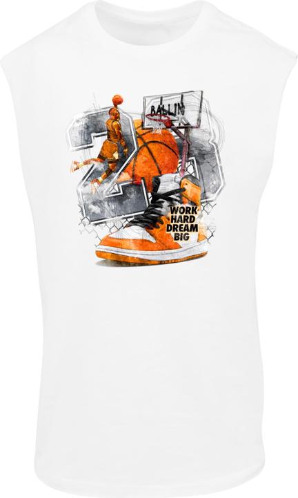 Actual product image Mister Tee MisterTee Vintage Ballin Sleeveless Tee - 170815 (S)