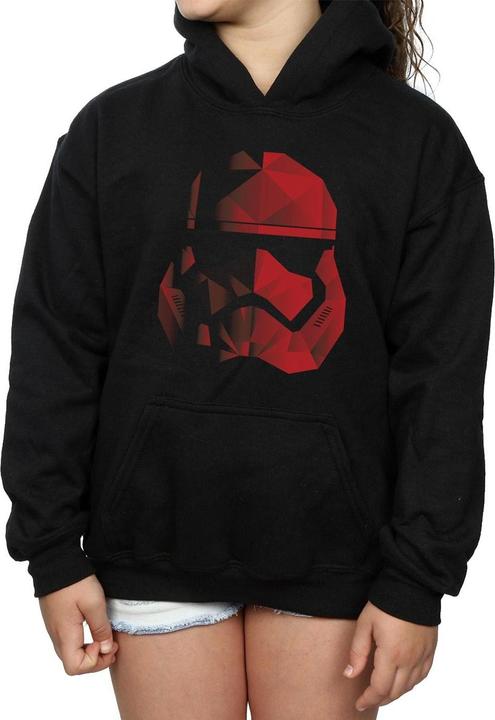 Image du produit Star Wars - Sweat à capuche THE LAST JEDI STORMTROOPER RED CUBIST HELMET - Fille (140, 146)