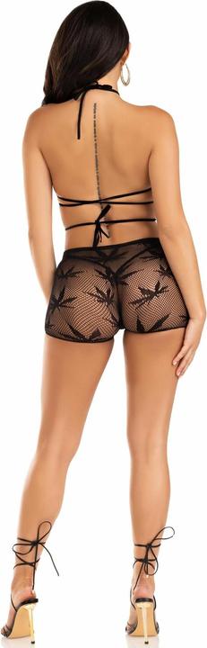 Actual product image Leg Avenue Bra & Trousers Set Black (One size)