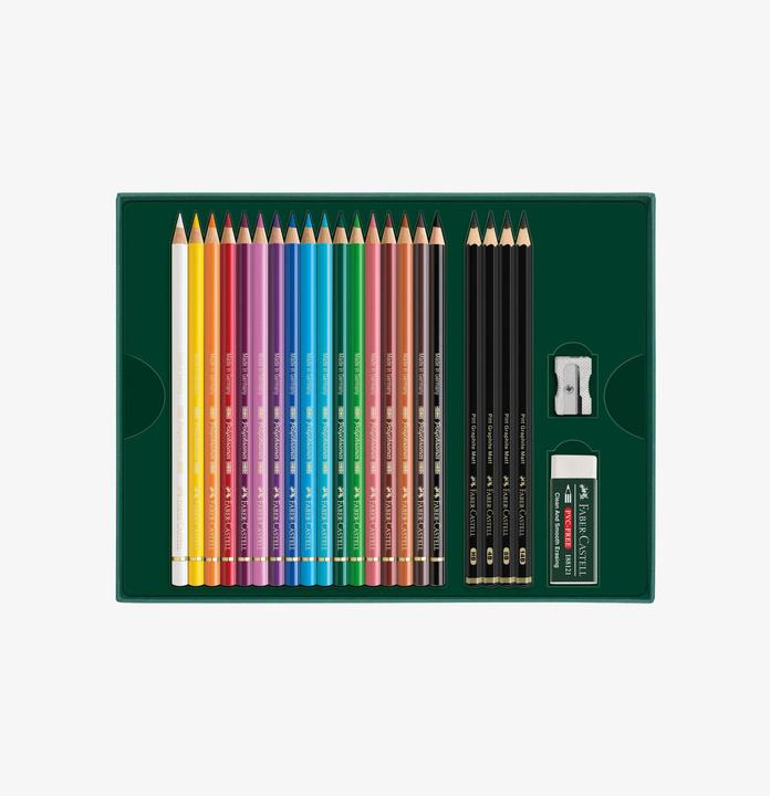 Produktbild Faber-Castell Polychromos & Pitt Graphite (Mehrfarbig, 23 x)