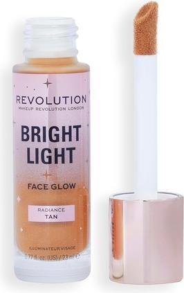 Actual product image Makeup Revolution Bright Light Face Glow Brightening Skin Tint Radiant Finish Radiance Tan
