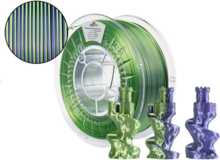 Immagine prodotto Filament · PLA Magic SILK · VIVID LAVENDER · 1.75mm · 1kg (PLA, 1.75 mm, 1000 g, Multicolore)