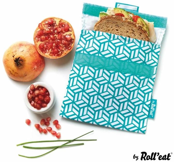 Produktbild Roll'Eat Lunchbeutel SnacknGo-Tiles 18 cm x 18 cm, Mint