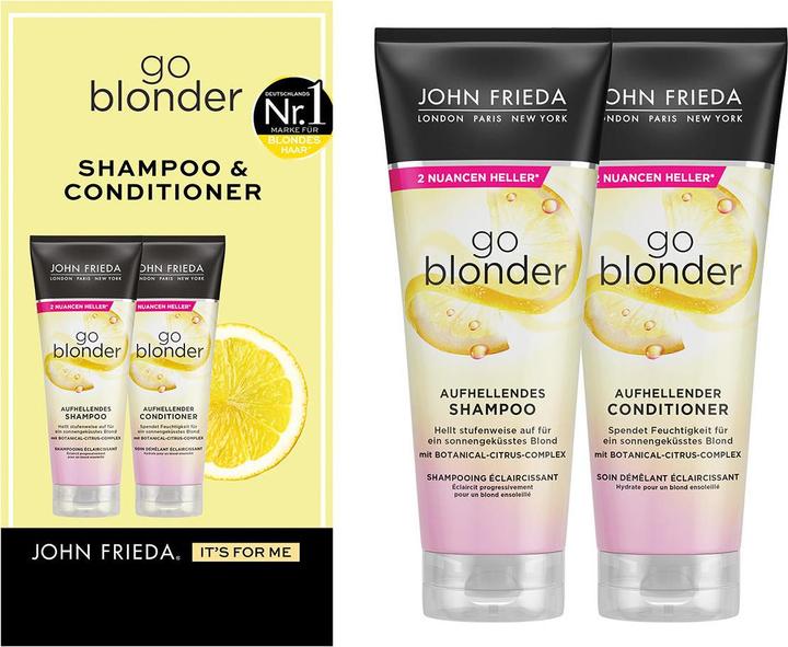 Produktbild John Frieda Sheer Blonde Go Blonder Set (Haarpflege set)