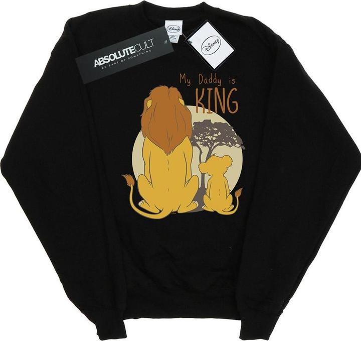 Disney The Lion King My Daddy Is King Sweatshirt Mädchen (128)