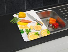 Image du produit Wenko Herdabdeckplatte Universal Mod. Zitronen 2er Set, für alle Herdarten
