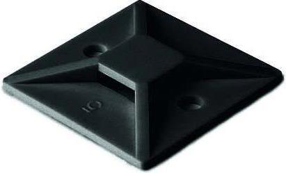 Image du produit HellermannTyton EMBASE DE FIXATION MB4A NOIR 28X28MM (Boucles de fixation, 28 mm, 100 pcs)