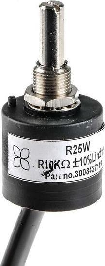 Produktbild Rs Pro Drehpotentiometer 10kOhm 1W ±10 % Linear 25.4mm