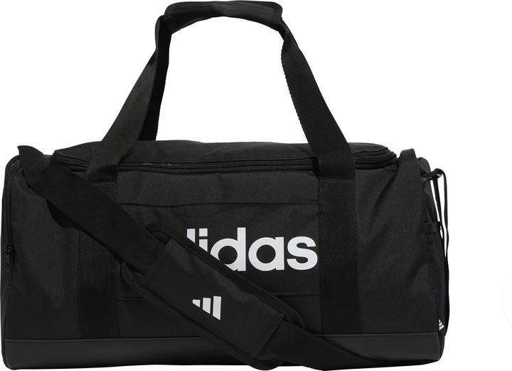 adidas LINEAR Duffel SMALL, unisex adult sports bag, black, 24 L - JE8343 (24 l)