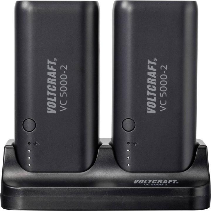 Produktbild Voltcraft Ladestation mit 2 Powerbanks 5000 mAh (5000 mAh, 18.50 Wh)
