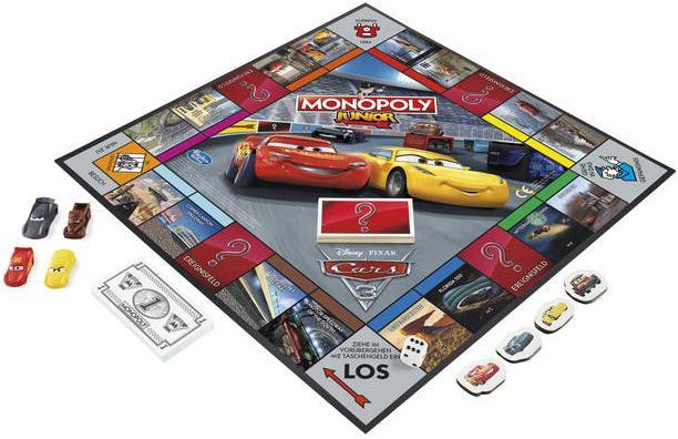 Produktbild Hasbro Monopoly Junior Cars 3 (Deutsch)