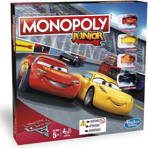 Hasbro Monopoly Junior Cars 3 (German)