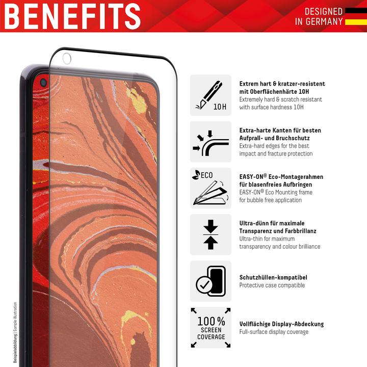 Image du produit Displex Real Glass, Full Cover Panzerglas (1 pièce(s), Xiaomi 13 Ultra)