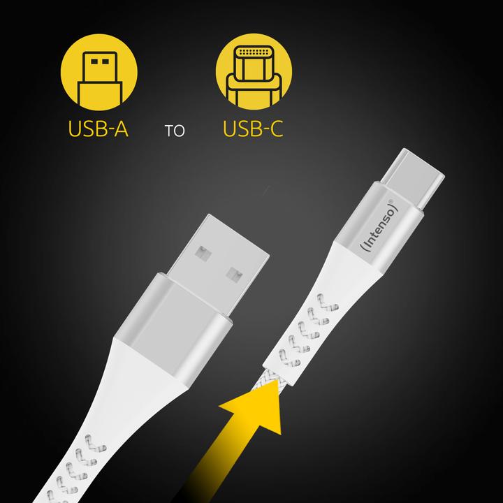 Image du produit Intenso USB A - USB type C (1.50 m, USB 2.0, 60 W)